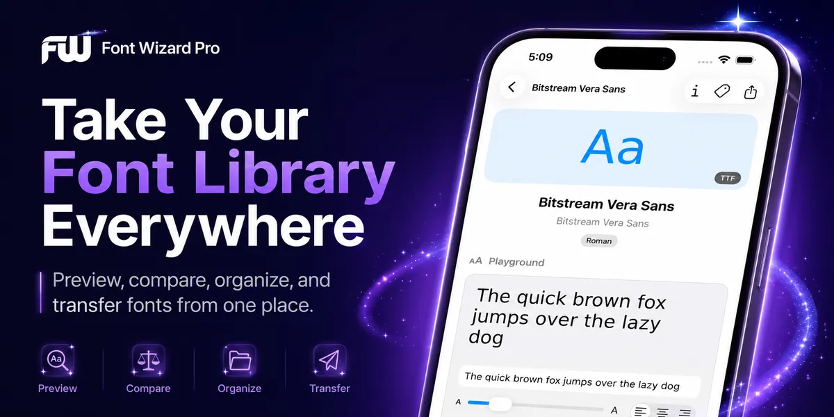 Font Wizard Pro Is Back: Take Your Font Library Everywhere